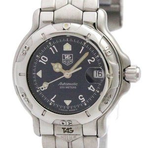 TAG HEUER 6000 Chronometer Steel Automatic Ladies Watch WH2313 Polished